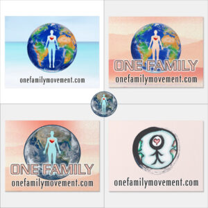 ofm-one family-movement-world-peace-yard-signs